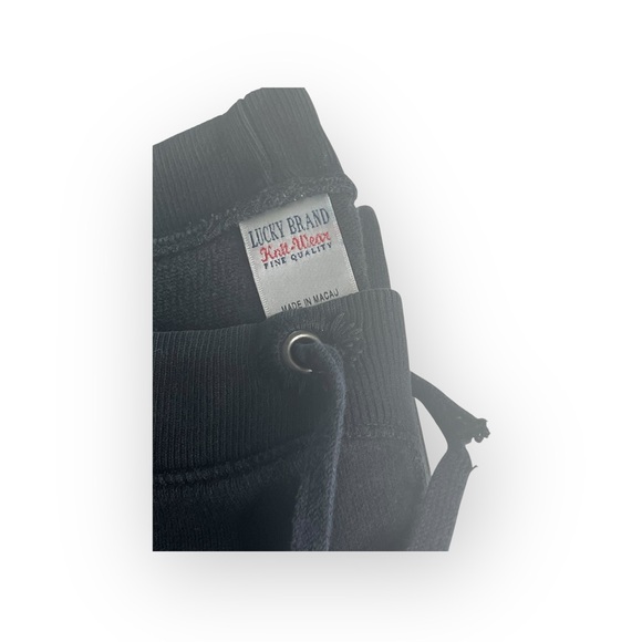 Vintage Y2K: Lucky ☘︎︎ Asian Dragon Red Embroidery Floral Sweatpants ☘︎︎ Black S - Picture 9 of 16